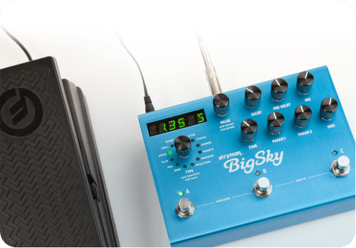 Strymon BigSky Reverberator Multi-reverb effect pedal