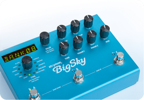 Strymon BigSky Reverberator Multi-reverb effect pedal