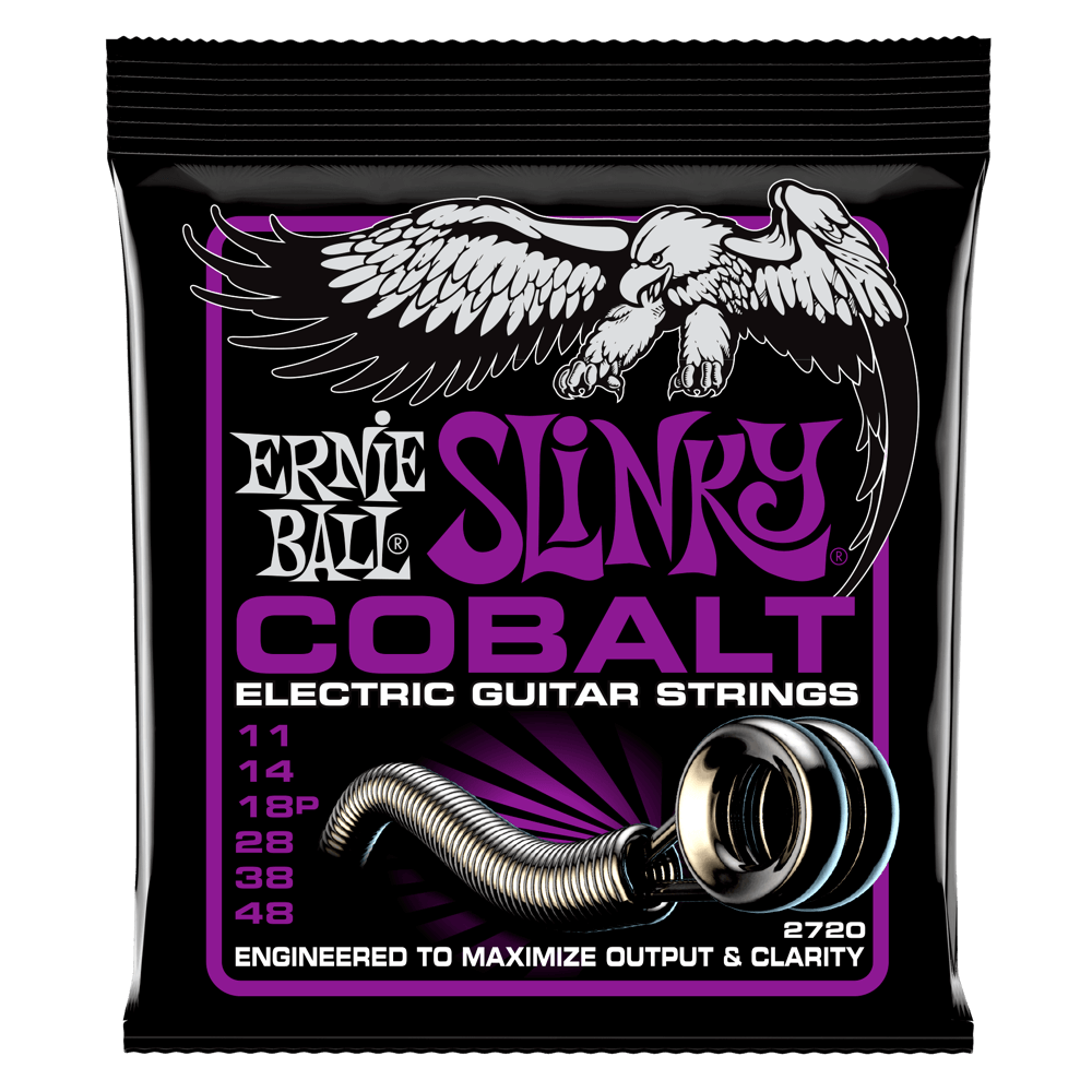 ernie ball slinky cobold 2720 front VIEW ON TRANSPARENT BACKGROUND