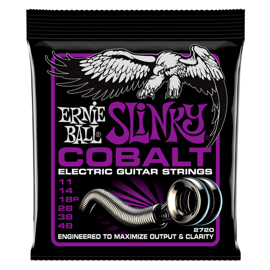 ernie ball slinky cobold 2720 front VIEW ON TRANSPARENT BACKGROUND