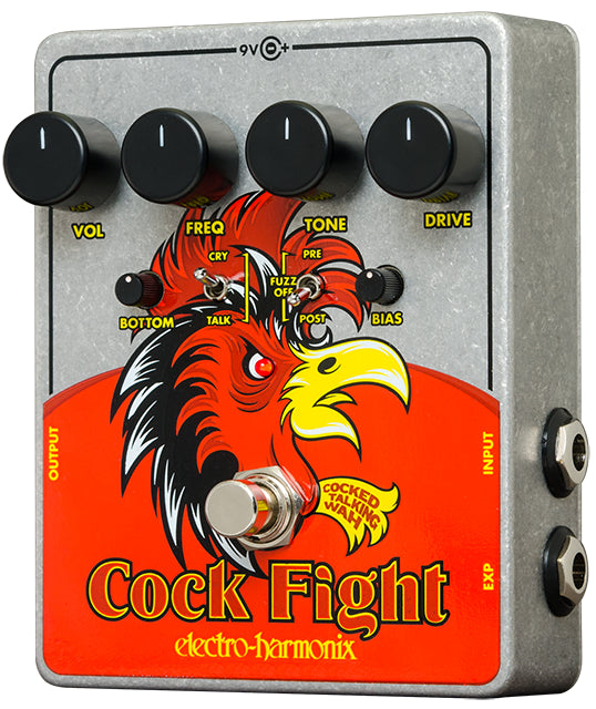 EHX Cock Fight Cocked Talking Wah