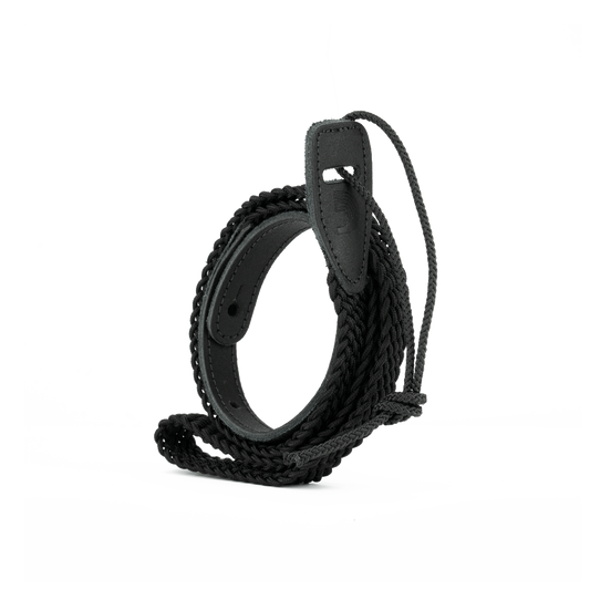 D'Addario 1" Braided Mandolin Strap - Brown/Cream