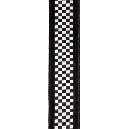 Hybrid Leather Guitar Strap, Checkered 25HY01-DX