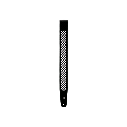 Hybrid Leather Guitar Strap, Checkered 25HY01-DX