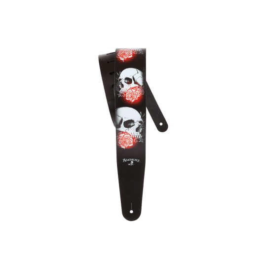 Alchemy Leather Guitar Strap, Definitely Dead