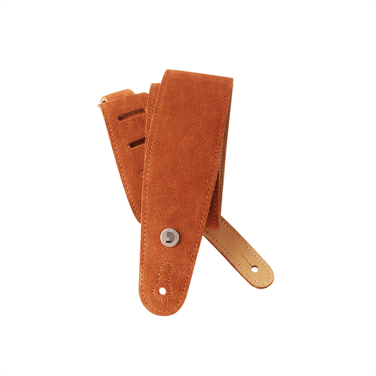Suede Guitar Strap, Honey 25SS02-DX