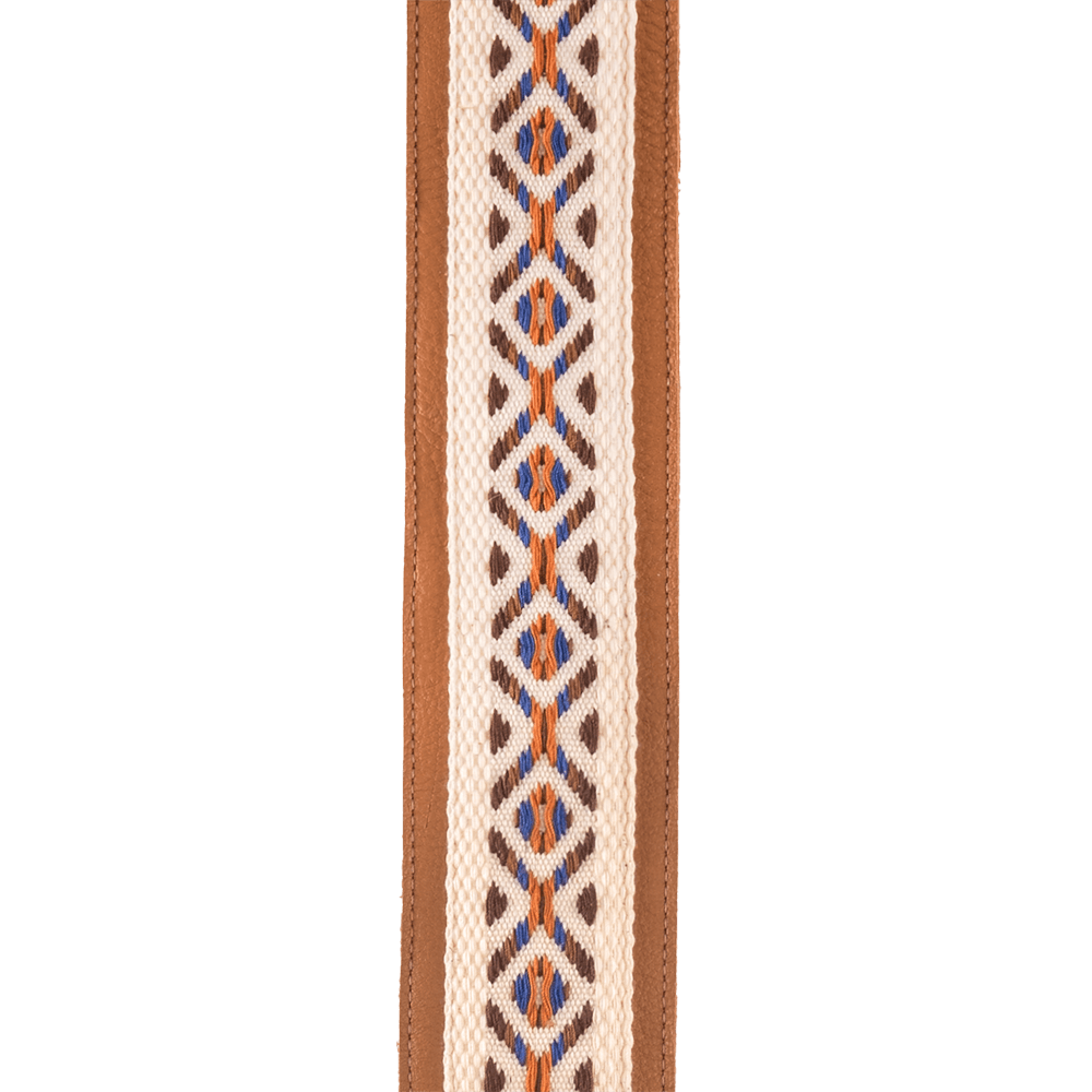 Hybrid Leather Guitar Strap, Desert