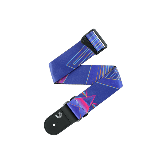 Outrun Polyester Guitar Strap, Prism