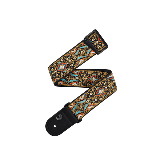 Eco Persian Woven Guitar Strap, Black