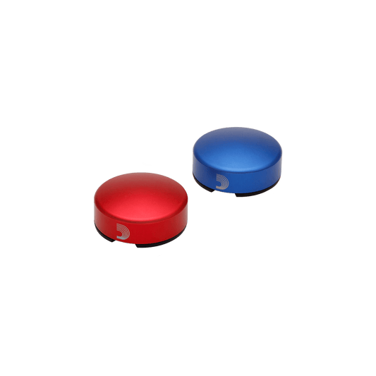 D'Addario XPND Footswitch Topper, Blue/Red 2-Pack