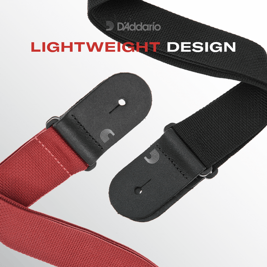 Woven Guitar Strap, Monterey Black