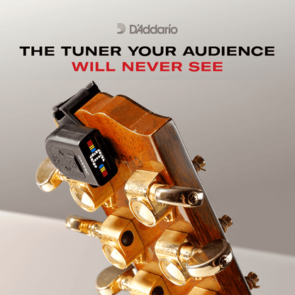 D'Addario Micro Clip Free Headstock Guitar Tuner
