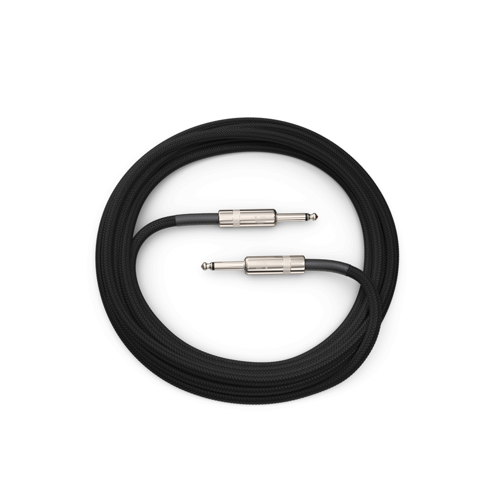 D'Addario Custom Series Braided Instrument Cable, Grey, 10'