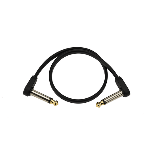 D'Addario Flat Patch Cable, 4in Right Angle, Twin PK
