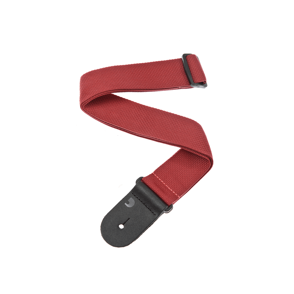 D'Addario Polypropylene Guitar Strap, Red PWS101