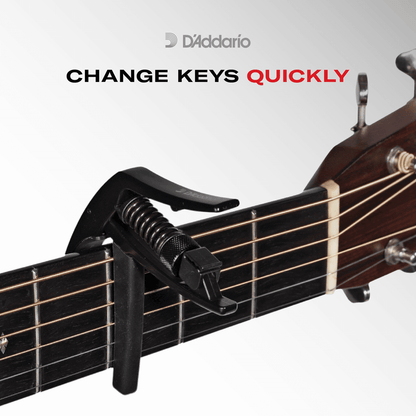 D'Adarrio  Tri-Action Capo, Black