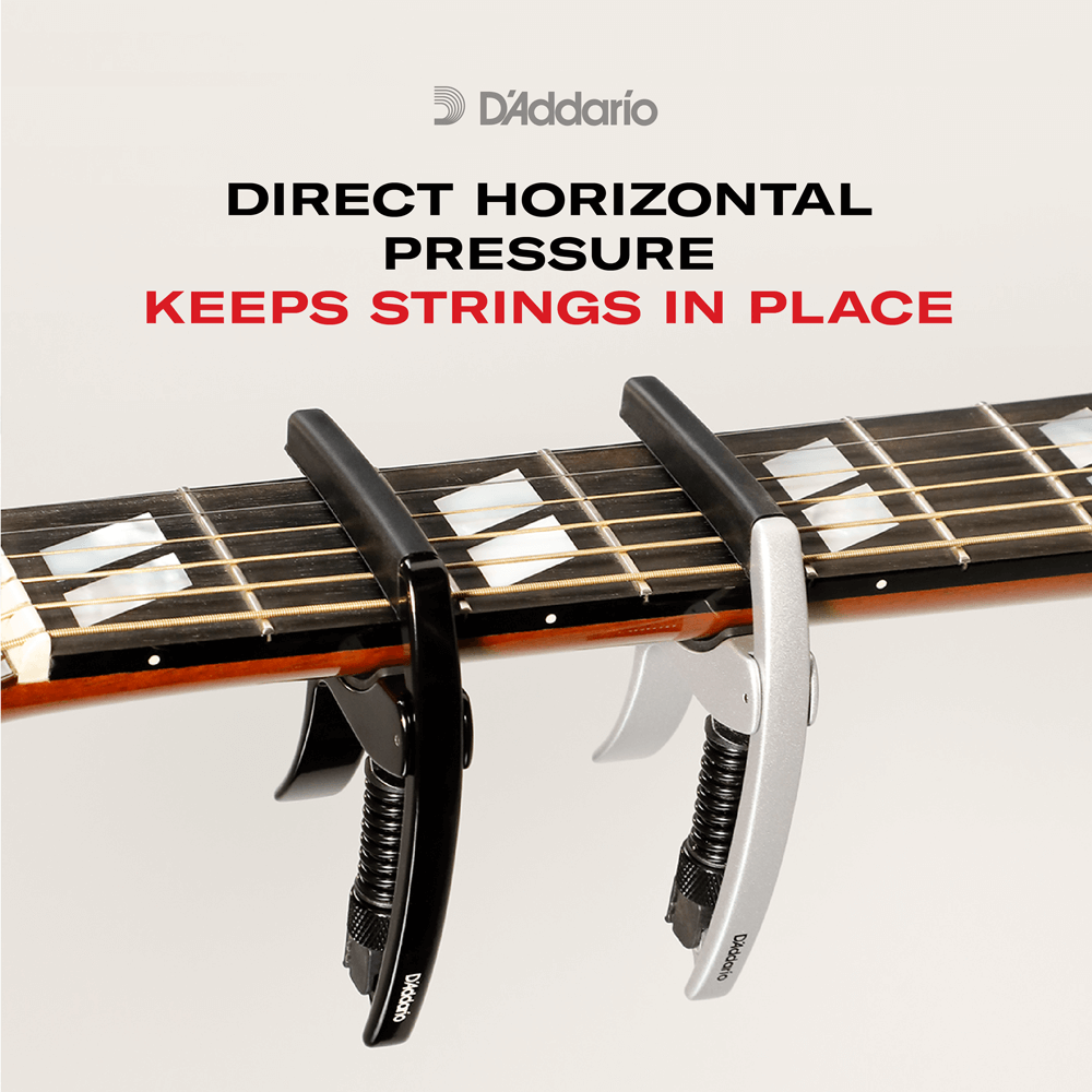 D'Adarrio  Tri-Action Capo, Black