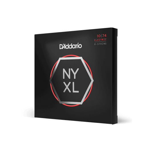 10-74 Light Top/Heavy Bottom 8-String, NYXL Electric Guitar Strings