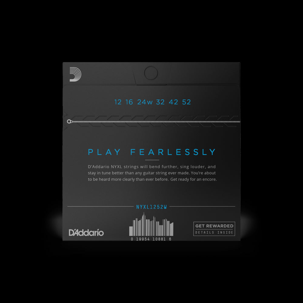 D’addario NYXL 12-52 Light Wound 3rd Electric Guitar Strings