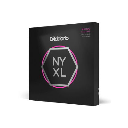 Daddario 45-130 Regular Light 5-String, Long Scale, NYXL Bass Strings