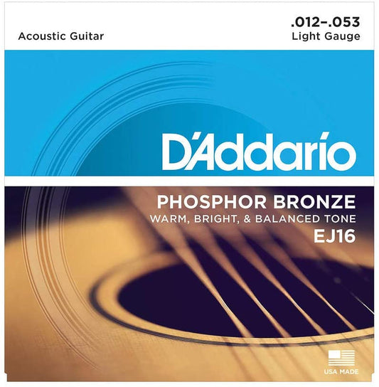 DADDARIO PHOSPHOR BRONZE EJ16 MAIN FRONT IMAGE