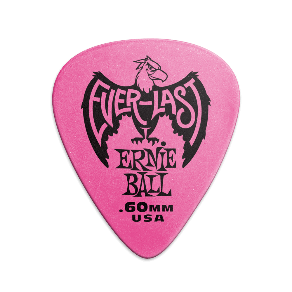 ERNIE BALL EVERLAST PICKS .60MM FRONT VIEW