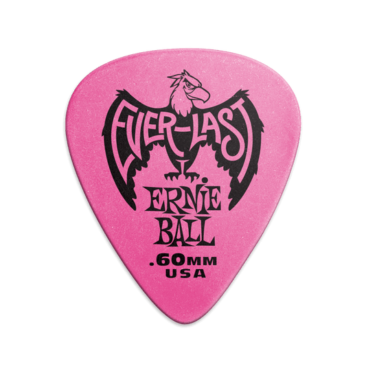 ERNIE BALL EVERLAST PICKS .60MM FRONT VIEW