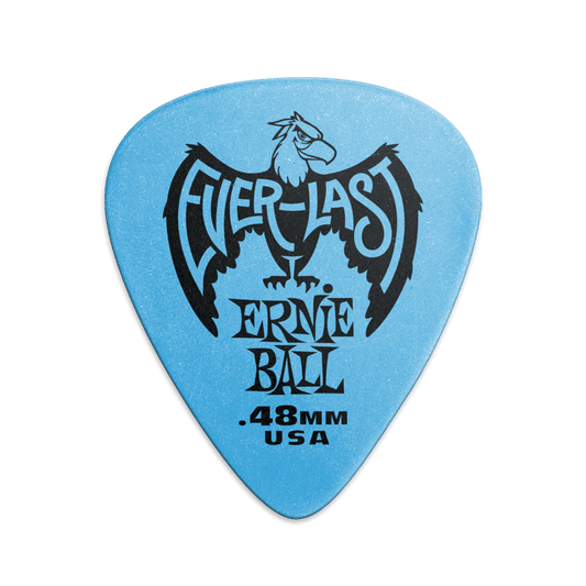 ERNIE BALL EVERLAST PICKS .48 FRONT VIEW