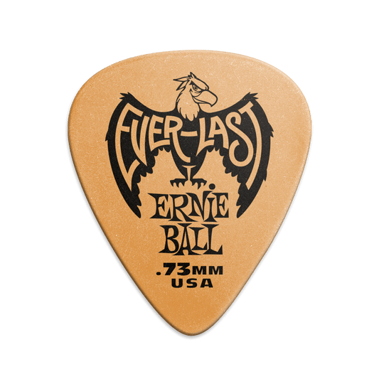 ERNIE BALL EVERLAST PICKS .73MM FRONT VIEW