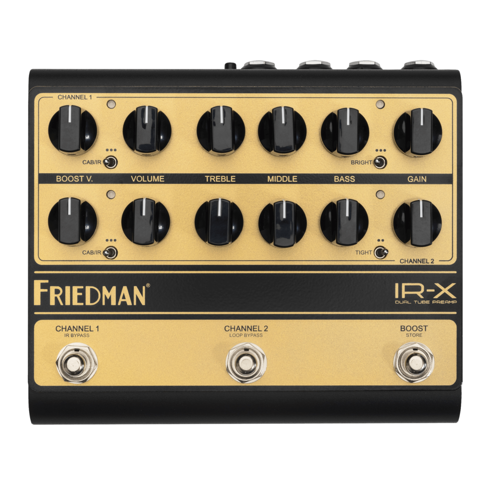 Friedman IR-X ALL-TUBE PREAMP, IR TECHNOLOGY, COMPACT SIZE