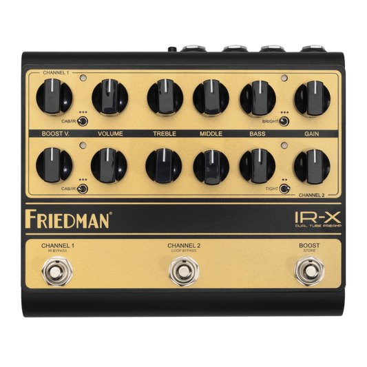Friedman IR-X ALL-TUBE PREAMP, IR TECHNOLOGY, COMPACT SIZE