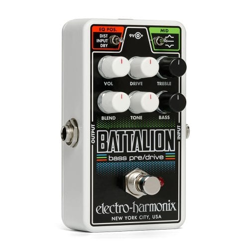 EHX Nano Battalion Bass Preamp & Overdrive