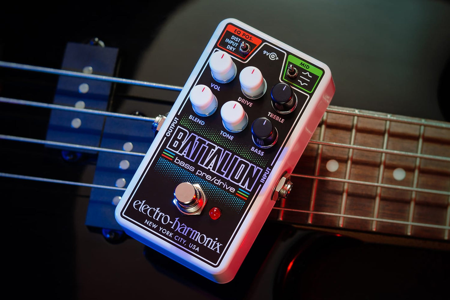 EHX Nano Battalion Bass Preamp & Overdrive