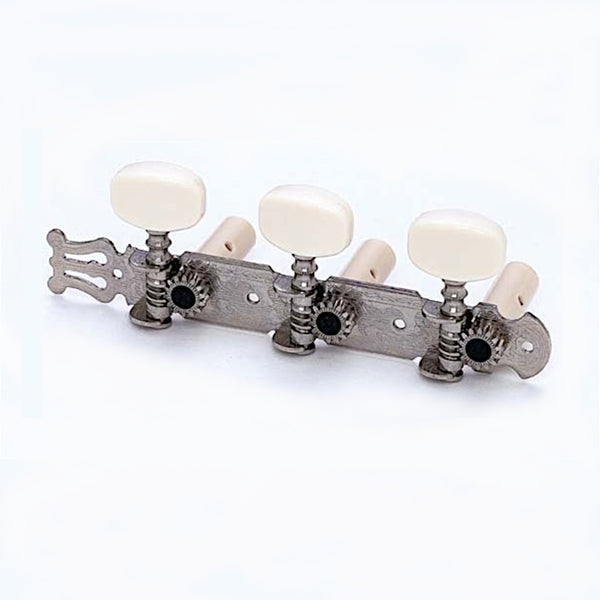 Allparts - TK-0125 Classical Tuner Set with Square White Buttons