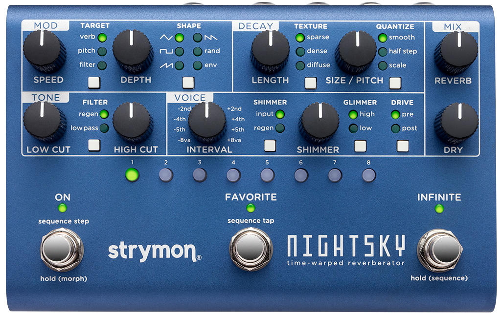 Strymon Nightsky Experimental Time-warped Reverberator