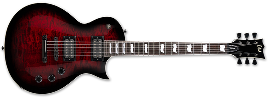 ESP - LTD EC-256 QM SEE THRU BLACK CHERRY SB