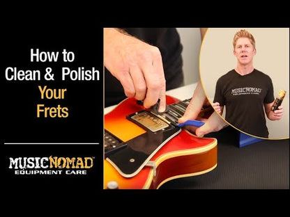  MUSIC NOMAD MN124 FRINE FRET POLISHING KIT DEMO VIDEO 