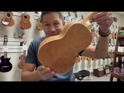 Gold Tone - ResoMaple-Tenor: Tenor-Scale Curly Maple Resonator Ukulele with Gig Bag