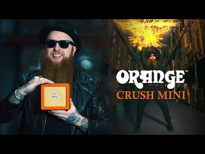 Orange Amps - Crush Mini:- 3 Watts solid state guitar combo speaker out and aux in