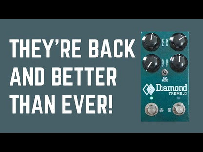  DIAMOND TREMEMO MODULATION PEDAL OFFICIAL DEMO VIDEO 