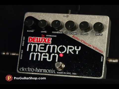  ELECTRO-HARMONIX EHX DELUXE MEMORY MAN XO DEMO OFFICIAL