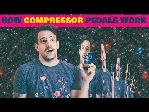  EMPRESS EFFECTS BASS COMPRESSOR BLUE AND SILVER SPARKLE VIDEO HOW TO USE A COMPRESSOR PEDAL ON BASS