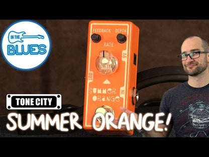 Tone City Summer Orange Phaser mini effect pedal True bypass