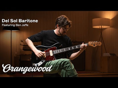 Orangewood Guitars Del Sol Baritone Electric Guitar Pitch Black