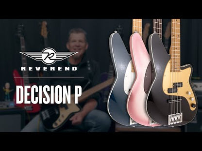 Reverend - Decision 4 String Bass - High Tide Blue Parchment