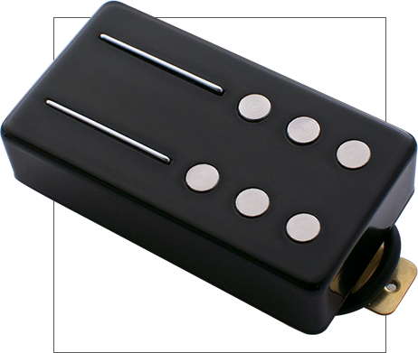 Railhammer Alnico Grandge Bridge Humbucker Pickup Black ALGBRBK