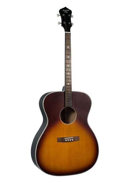 Recording King - ROST-7-TS Recording King Tenor Guitar, Tobacco Sunburst