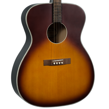 Recording King - ROST-7-TS Recording King Tenor Guitar, Tobacco Sunburst