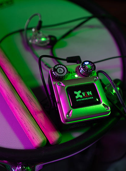 Xvive U45 In-Ear Monitor Wireless System Black Silver