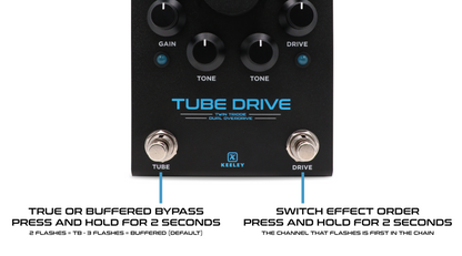 Keeley Electronics Tube Drive Twin Triode Dual Overdrive